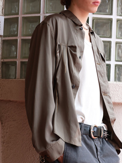 JIEDA　RAYON SILK SHIRT JACKET