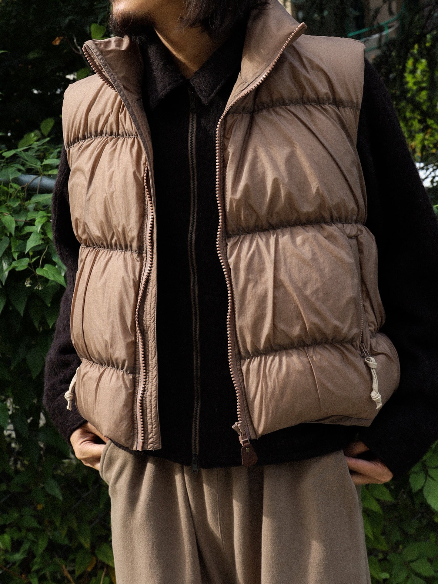 refomed　MANUAL DOWN VEST