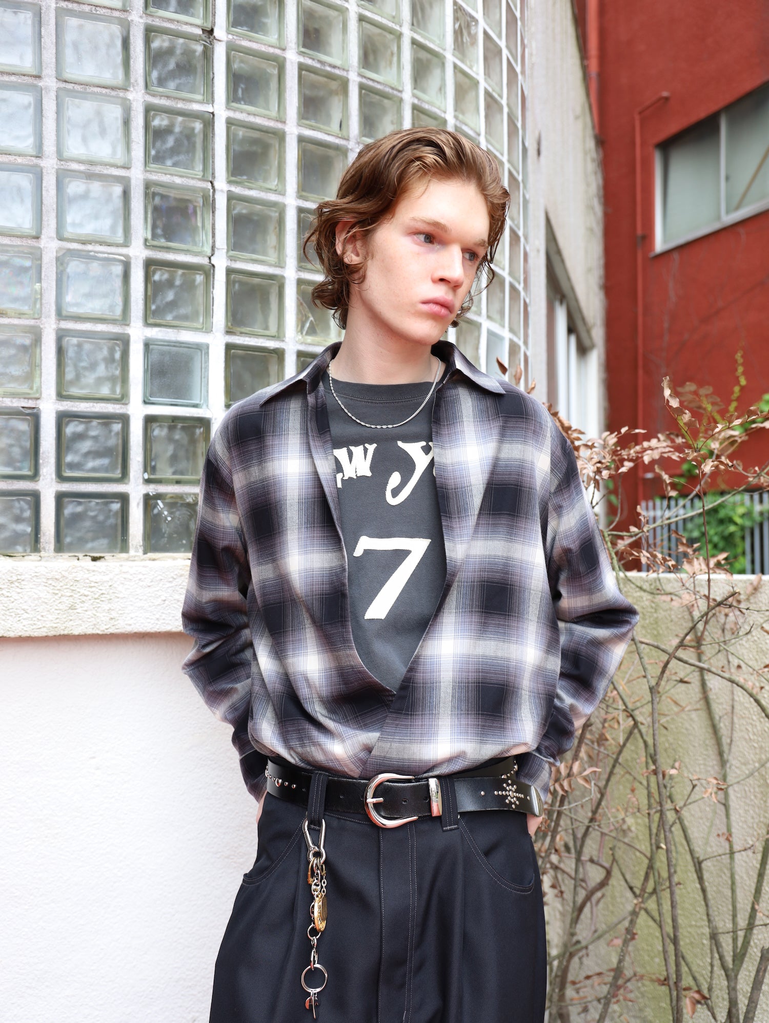 JIEDA CHECK SKIPPER SHIRT – KIKUNOBU