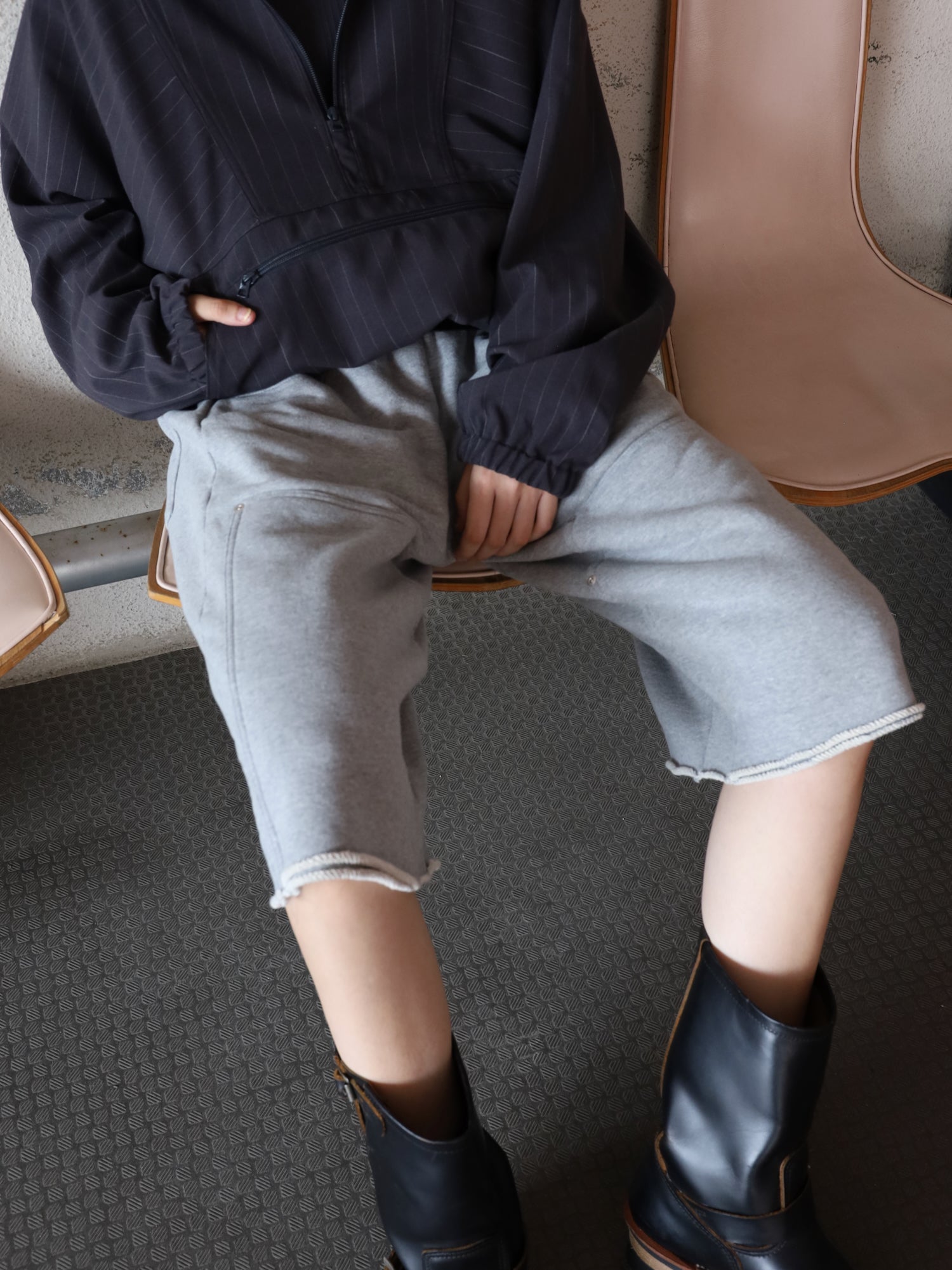 JIEDA 3/4 DOUBLE KNEE SWEAT PANTS – KIKUNOBU