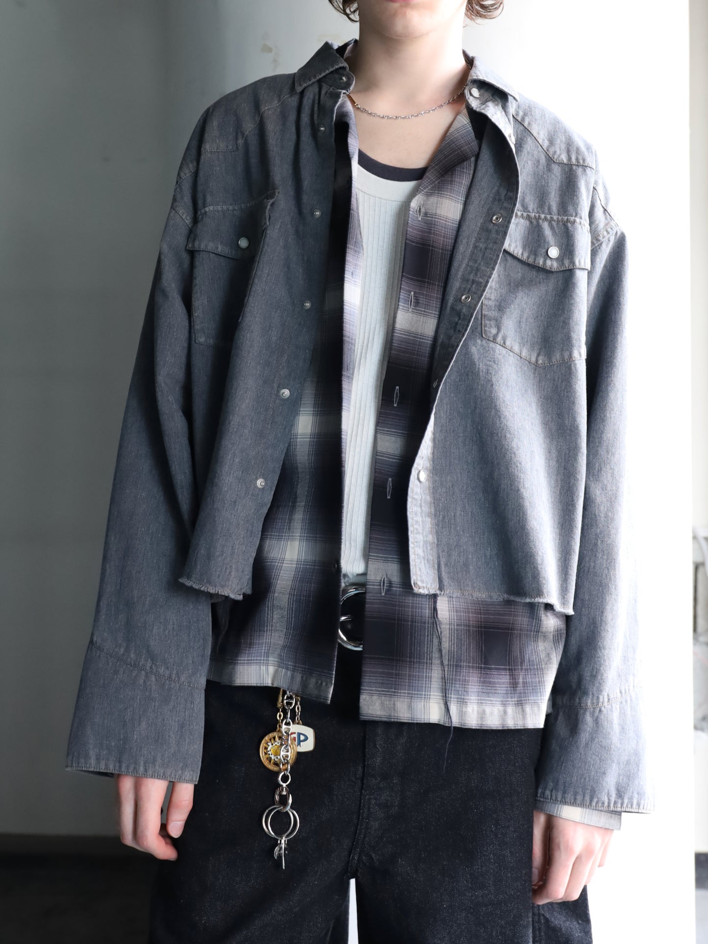 JIEDA　SHORT WESTERN SHIRT