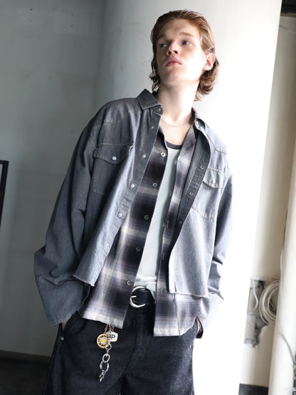 JIEDA　SHORT WESTERN SHIRT