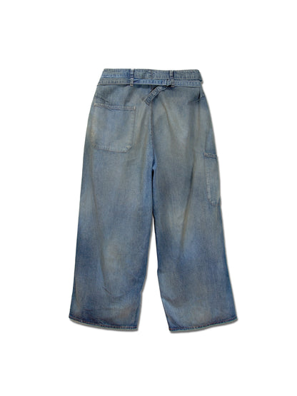ANCELLM　DENIM PAINTER PANTS