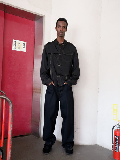 JIEDA　TWIST DENIM PANTS