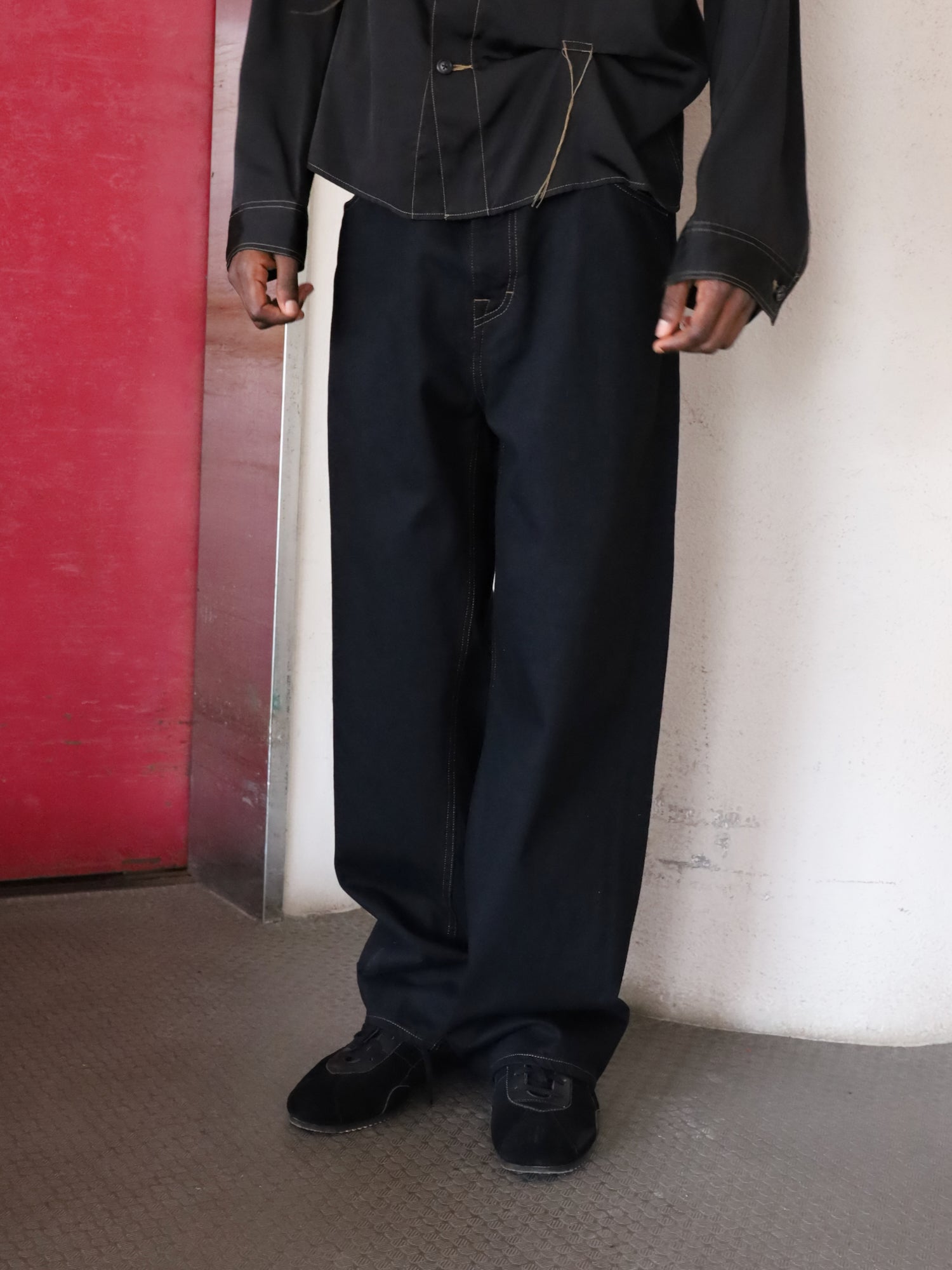 JIEDA TWIST DENIM PANTS – KIKUNOBU