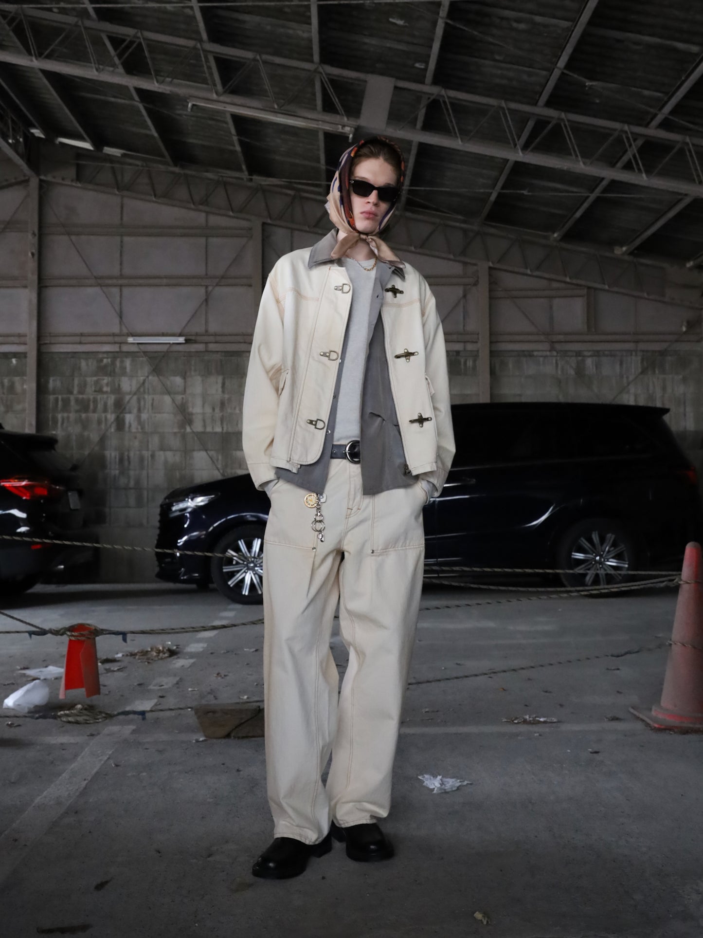 JIEDA　HAND STITCH OPEN COLLAR SHIRT