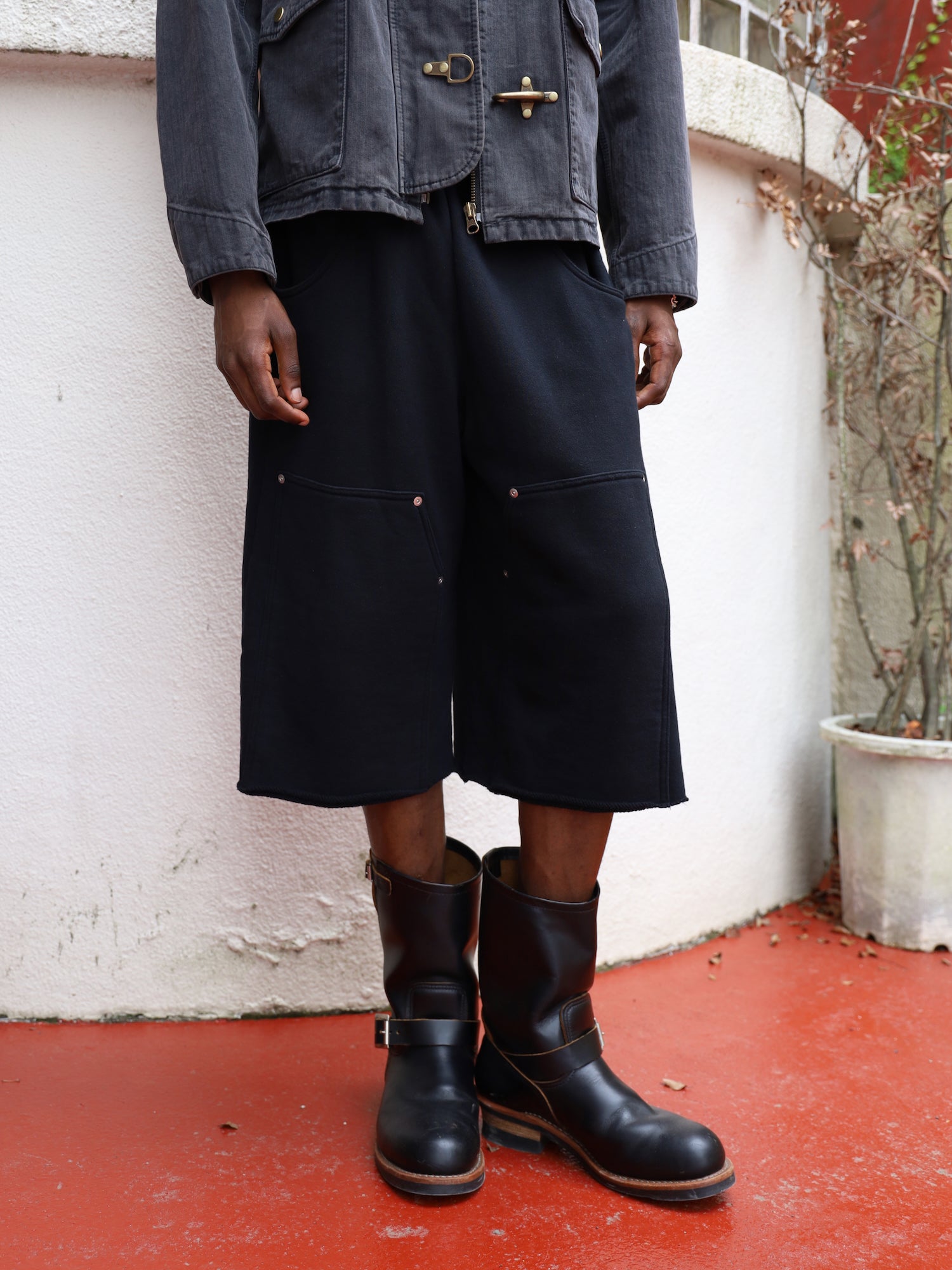 JIEDA 3/4 DOUBLE KNEE SWEAT PANTS – KIKUNOBU