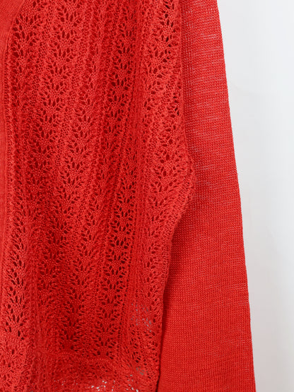 ANCELLM　LACED KNIT CARDIGAN