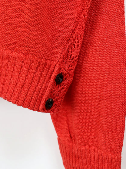 ANCELLM　LACED KNIT CARDIGAN