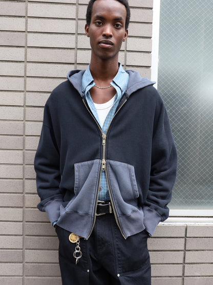 JIEDA　CHECK SWITCHING SHIRT