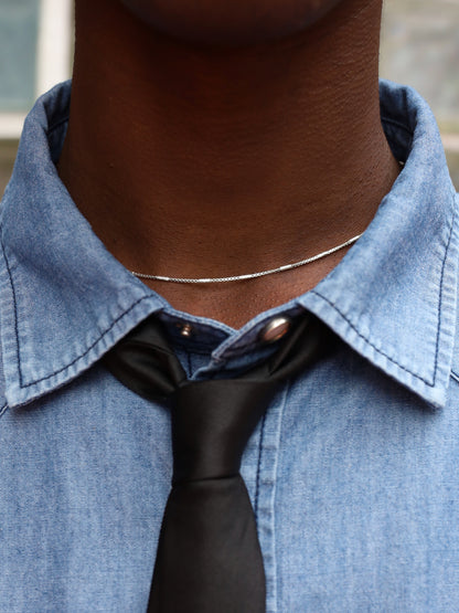 JIEDA　THIN 925 SILVER NECKLACE