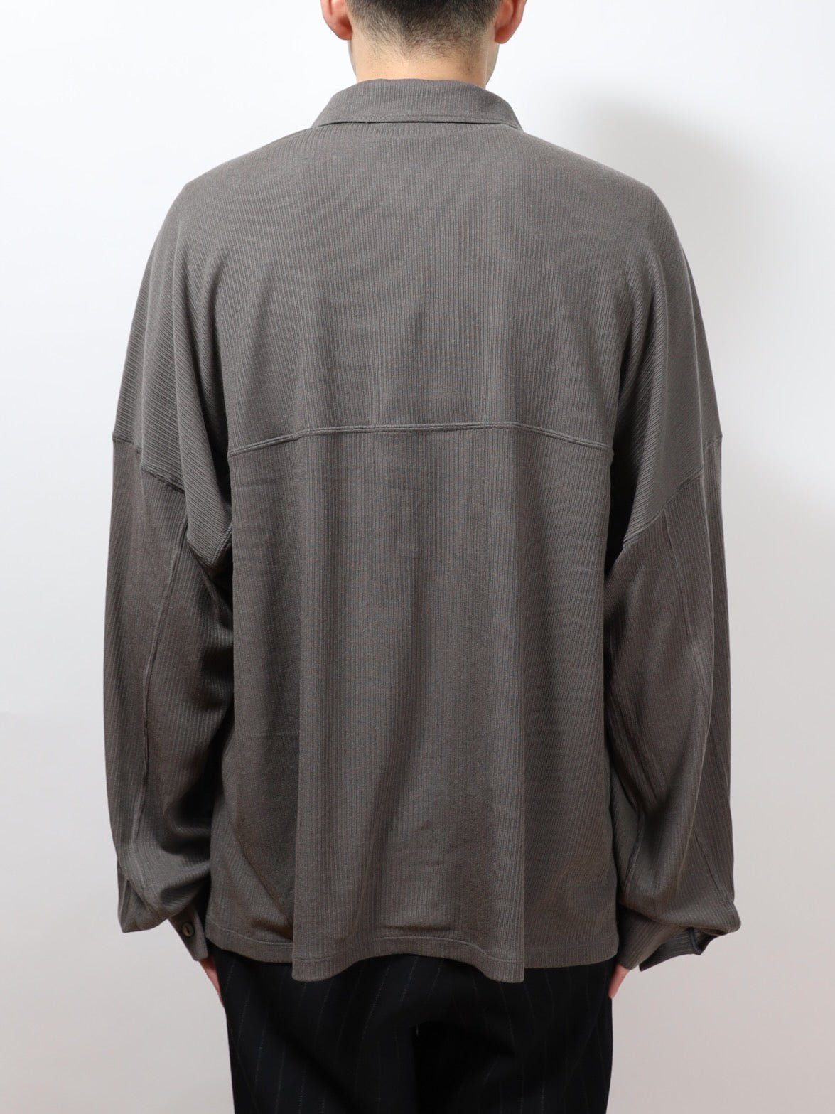 ANCELLM CAS/SIL KIMONO KNIT SHIRT – KIKUNOBU