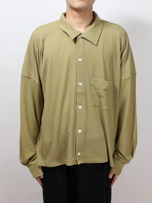 ANCELLM　CAS/SIL KIMONO KNIT SHIRT