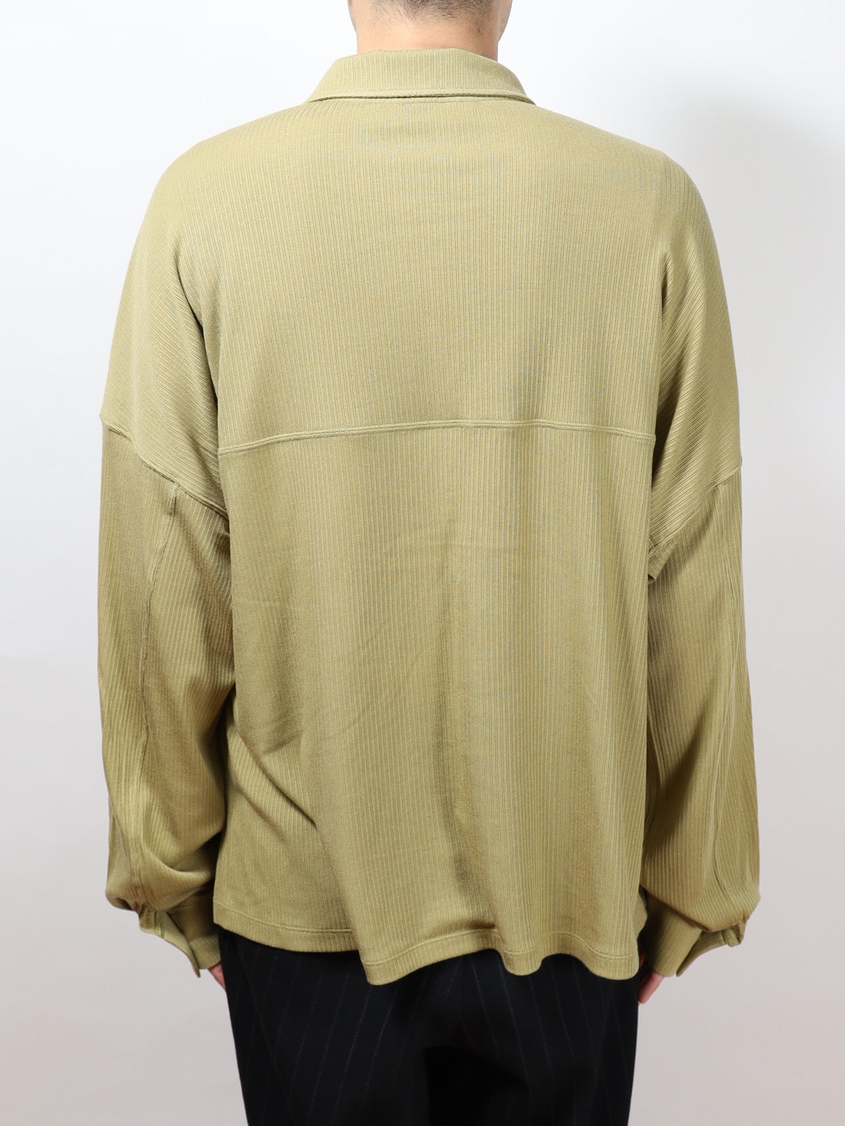 ANCELLM　CAS/SIL KIMONO KNIT SHIRT