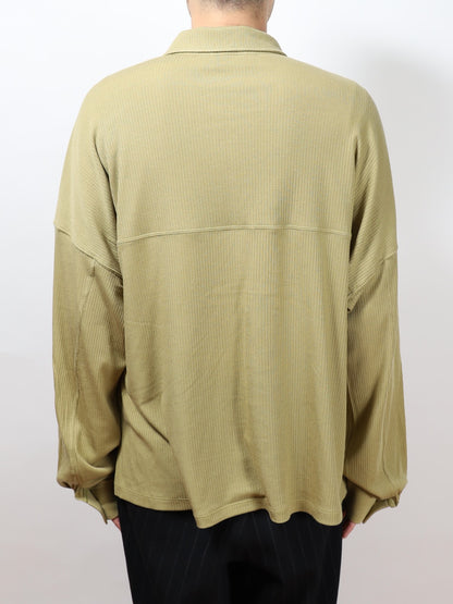ANCELLM　CAS/SIL KIMONO KNIT SHIRT