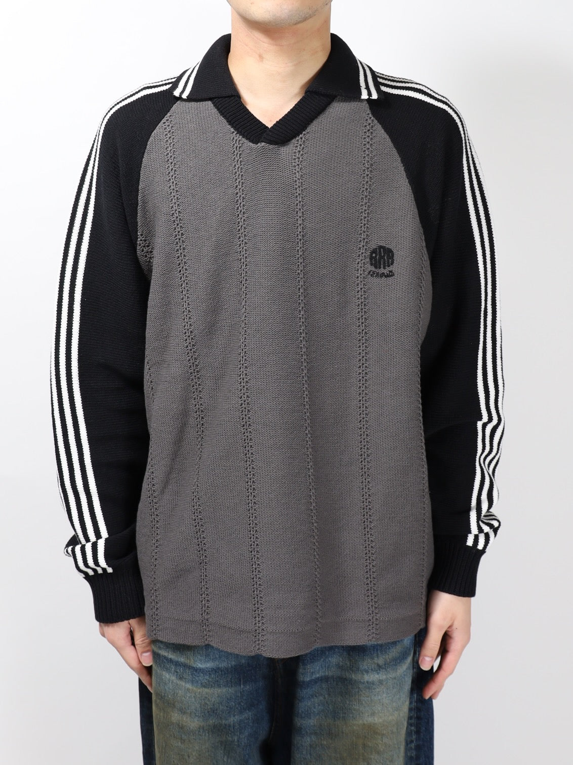 RICE NINE TEN　KNITTED GOALEE SWEATER