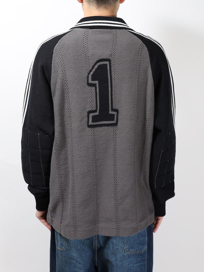 RICE NINE TEN　KNITTED GOALEE SWEATER
