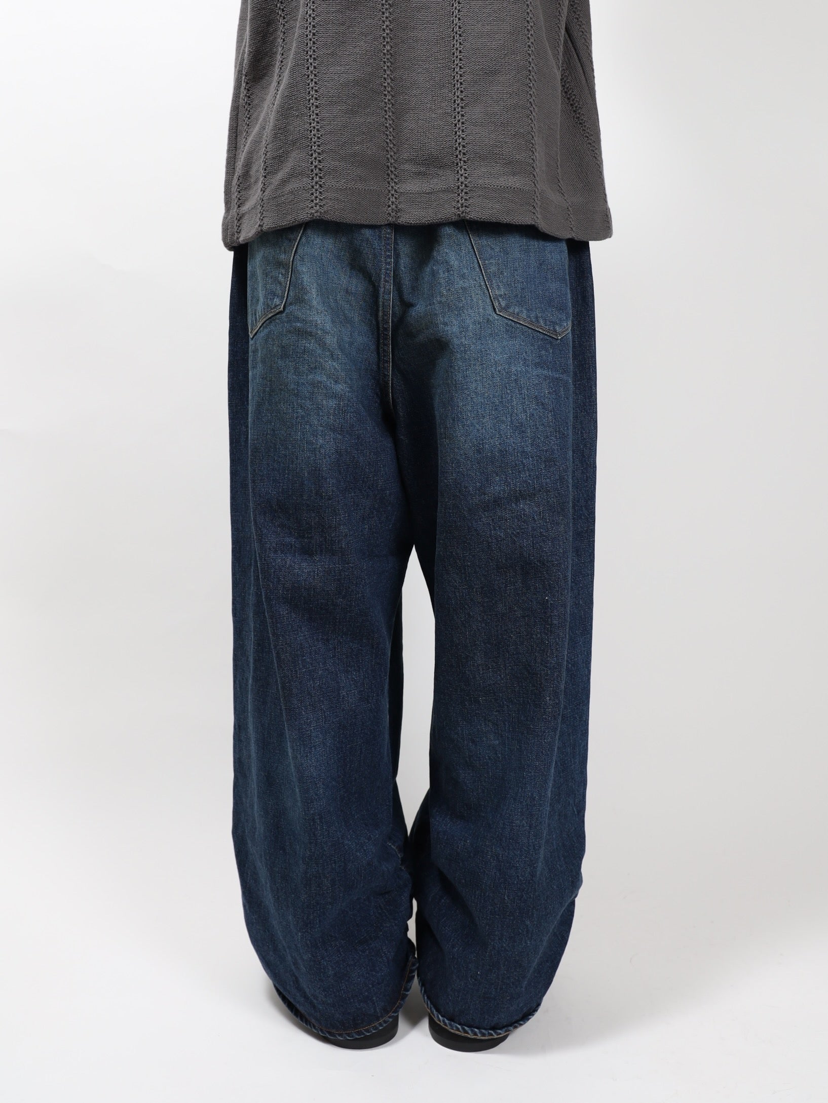 refomed FRESH MAN DENIM WIDE PANTS 