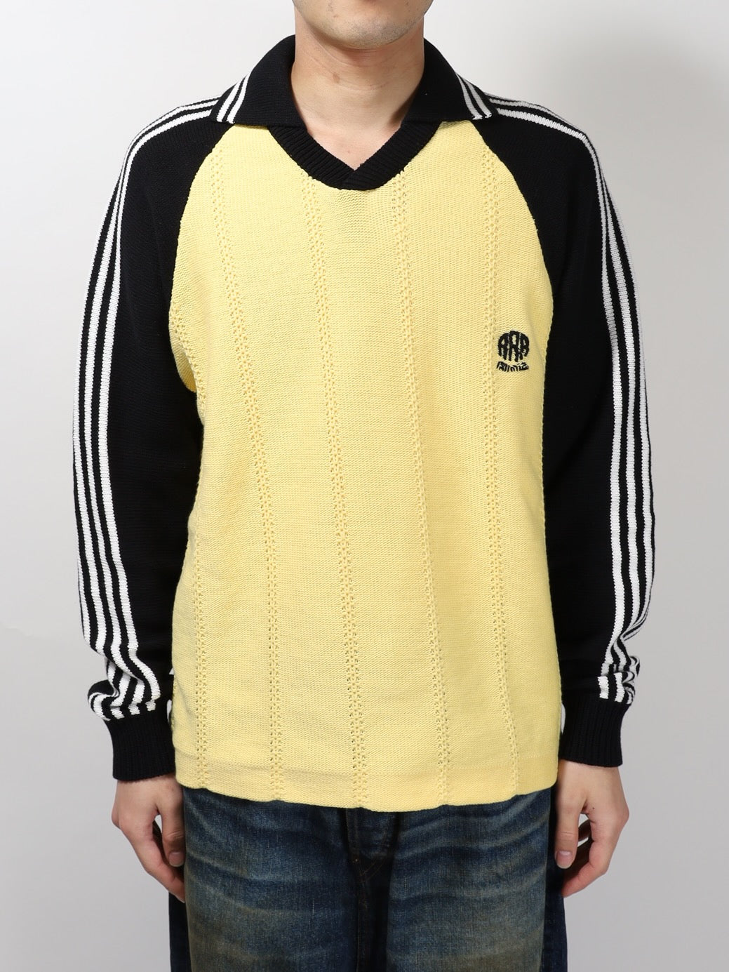 RICE NINE TEN　KNITTED GOALEE SWEATER