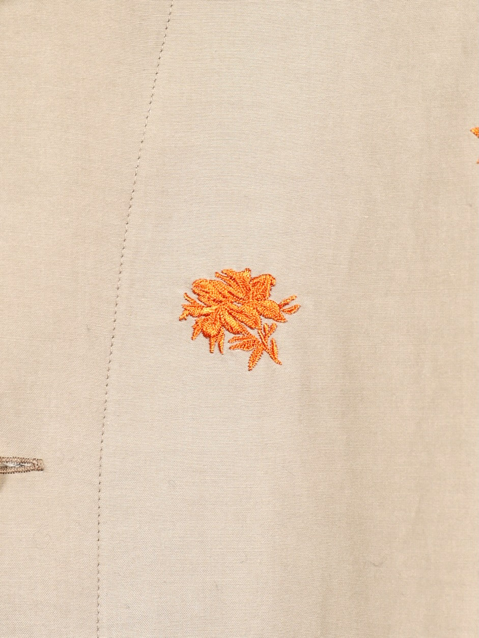 ANTHEM A　TINY EMBROIDERY OVER SIZE SHIRTS