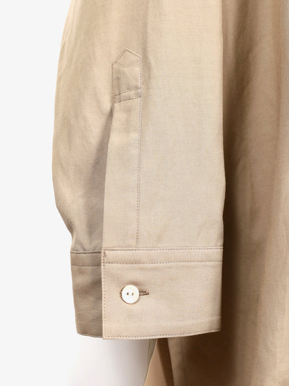 ANTHEM A　TINY EMBROIDERY OVER SIZE SHIRTS