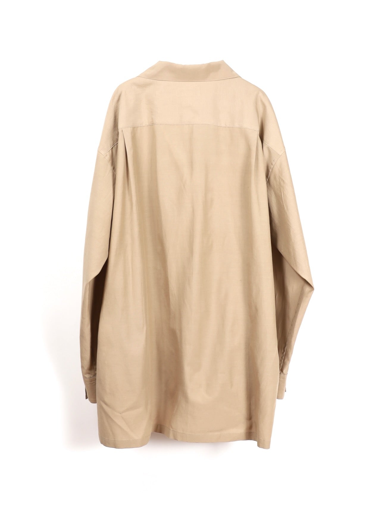 ANTHEM A　TINY EMBROIDERY OVER SIZE SHIRTS