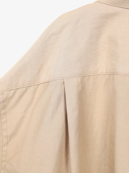 ANTHEM A　TINY EMBROIDERY OVER SIZE SHIRTS