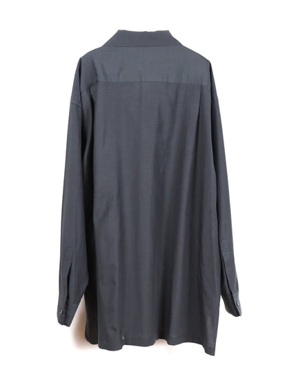 ANTHEM A　TINY EMBROIDERY OVER SIZE SHIRTS