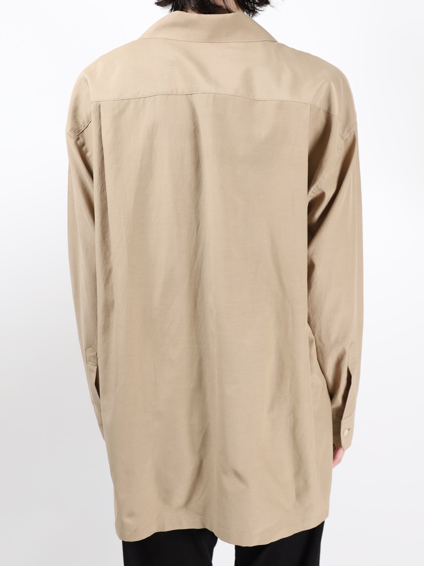 ANTHEM A　TINY EMBROIDERY OVER SIZE SHIRTS