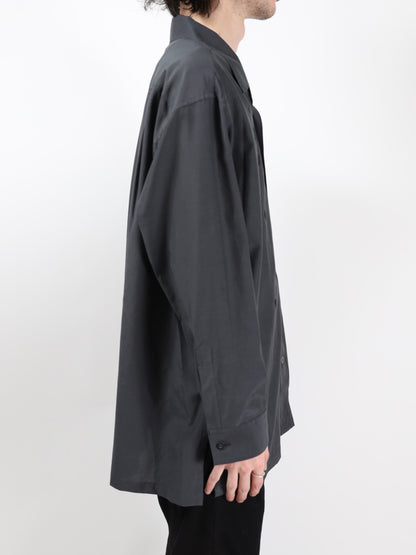 ANTHEM A　TINY EMBROIDERY OVER SIZE SHIRTS