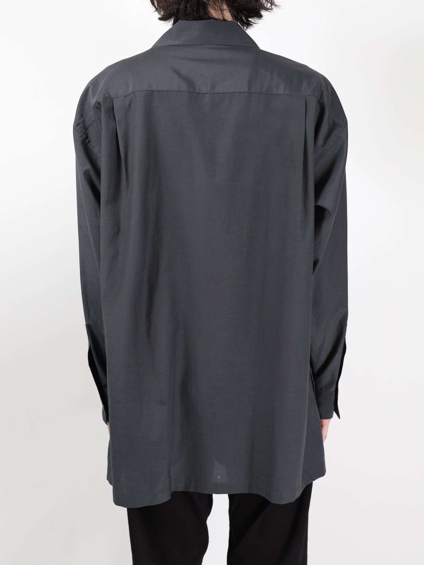 ANTHEM A　TINY EMBROIDERY OVER SIZE SHIRTS