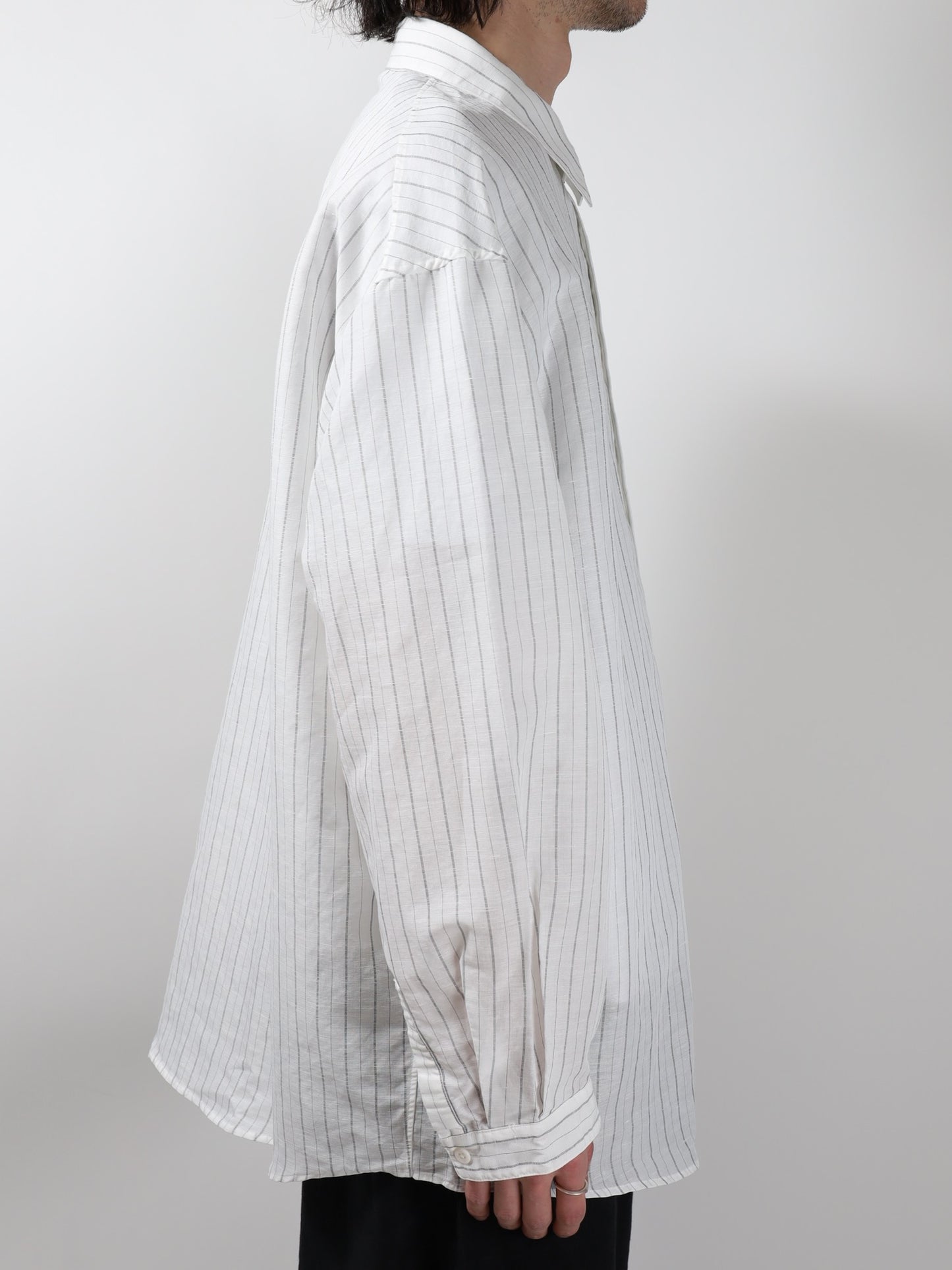 DIGAWEL　Oversized stripe shirt