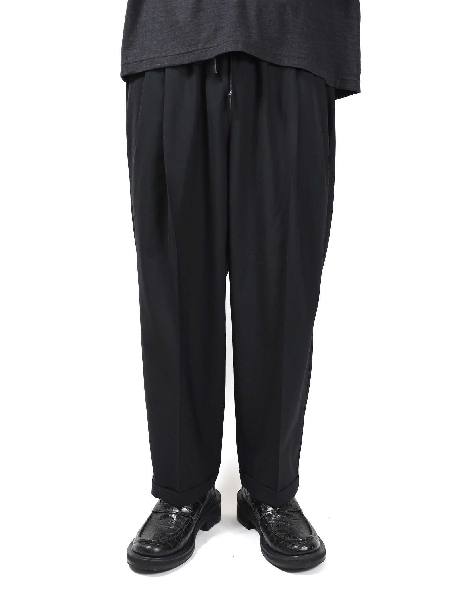 S.F.C TWO TUCK S WOOL PANTS – KIKUNOBU