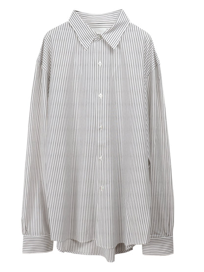 KANEMASA PHIL.　46G Stripe Modest Shirt
