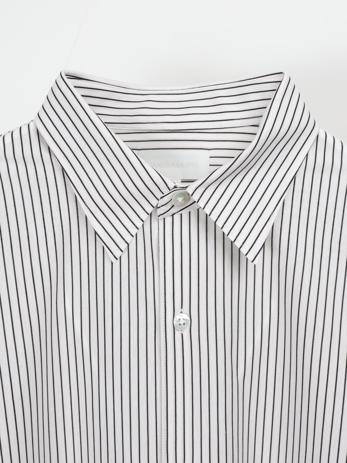 KANEMASA PHIL.　46G Stripe Modest Shirt