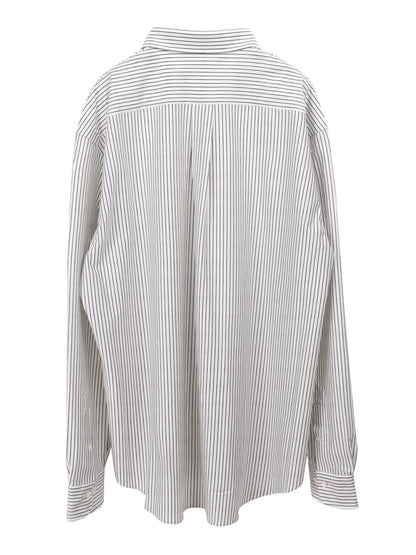 KANEMASA PHIL.　46G Stripe Modest Shirt