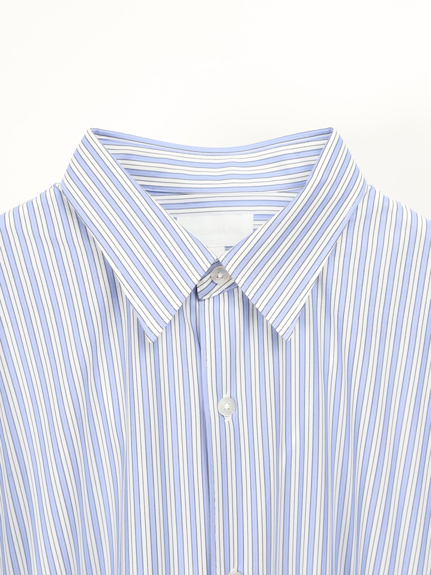 KANEMASA PHIL.　46G Stripe Modest Shirt