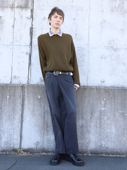 OVER WRAP CHINO PANTS