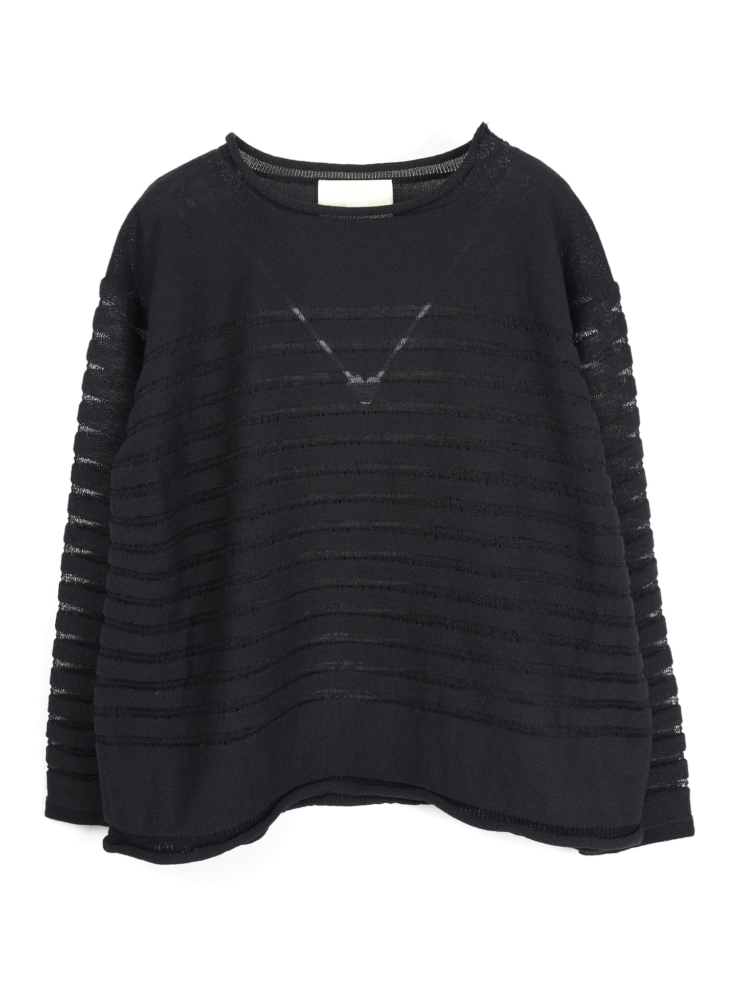 INNAT　PANEL BORDER SWEATER