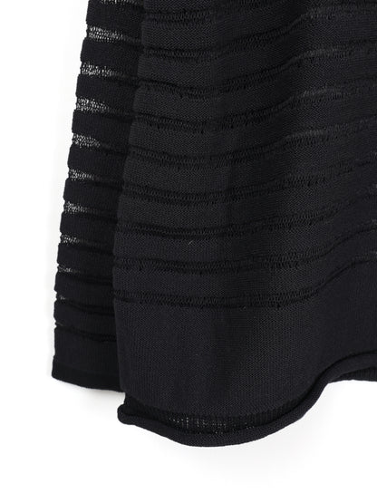 INNAT　PANEL BORDER SWEATER