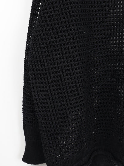 INNAT　WAFFLE MESH SWEATER