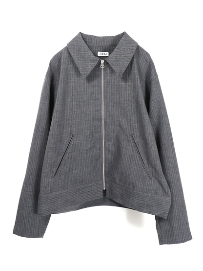 JIEDA　STRIPE ZIP JACKET