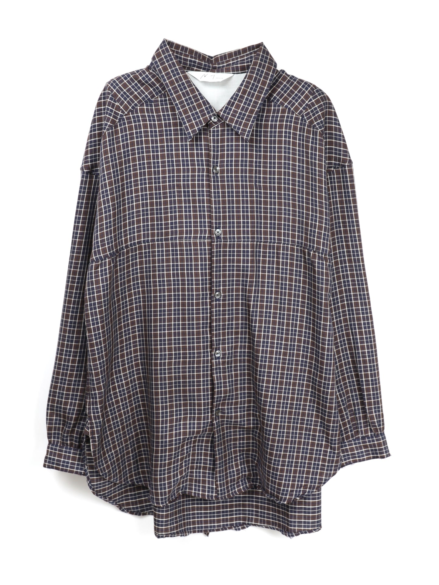 ANCELLM　BOW-TIE CHECK SHIRT