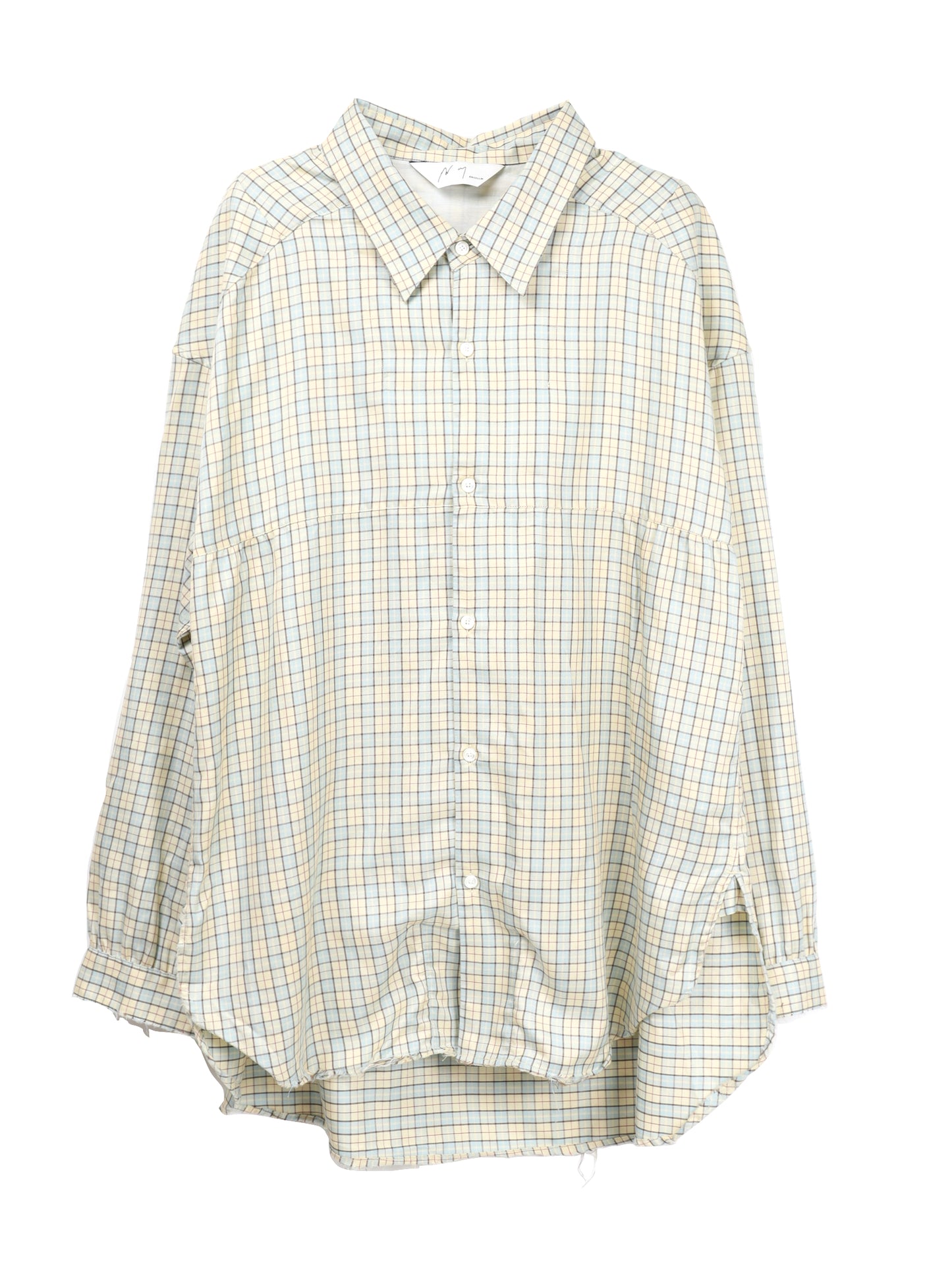 ANCELLM　BOW-TIE CHECK SHIRT