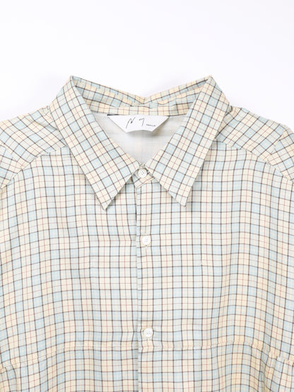 ANCELLM　BOW-TIE CHECK SHIRT