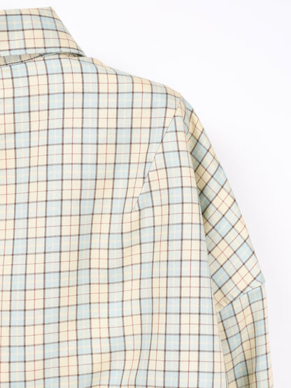 ANCELLM　BOW-TIE CHECK SHIRT