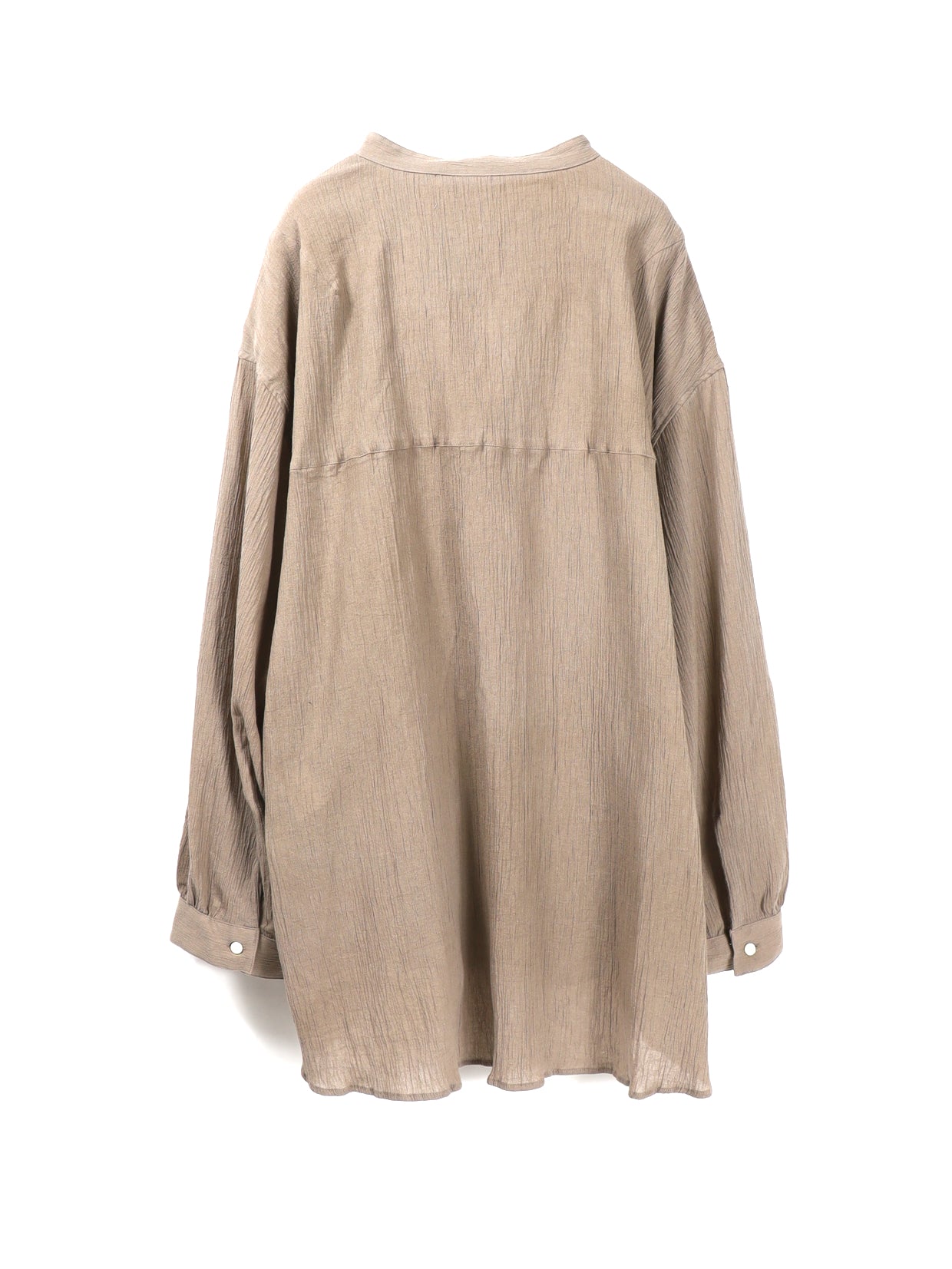 ANCELLM CREPE HALF ZIP SHIRT – KIKUNOBU