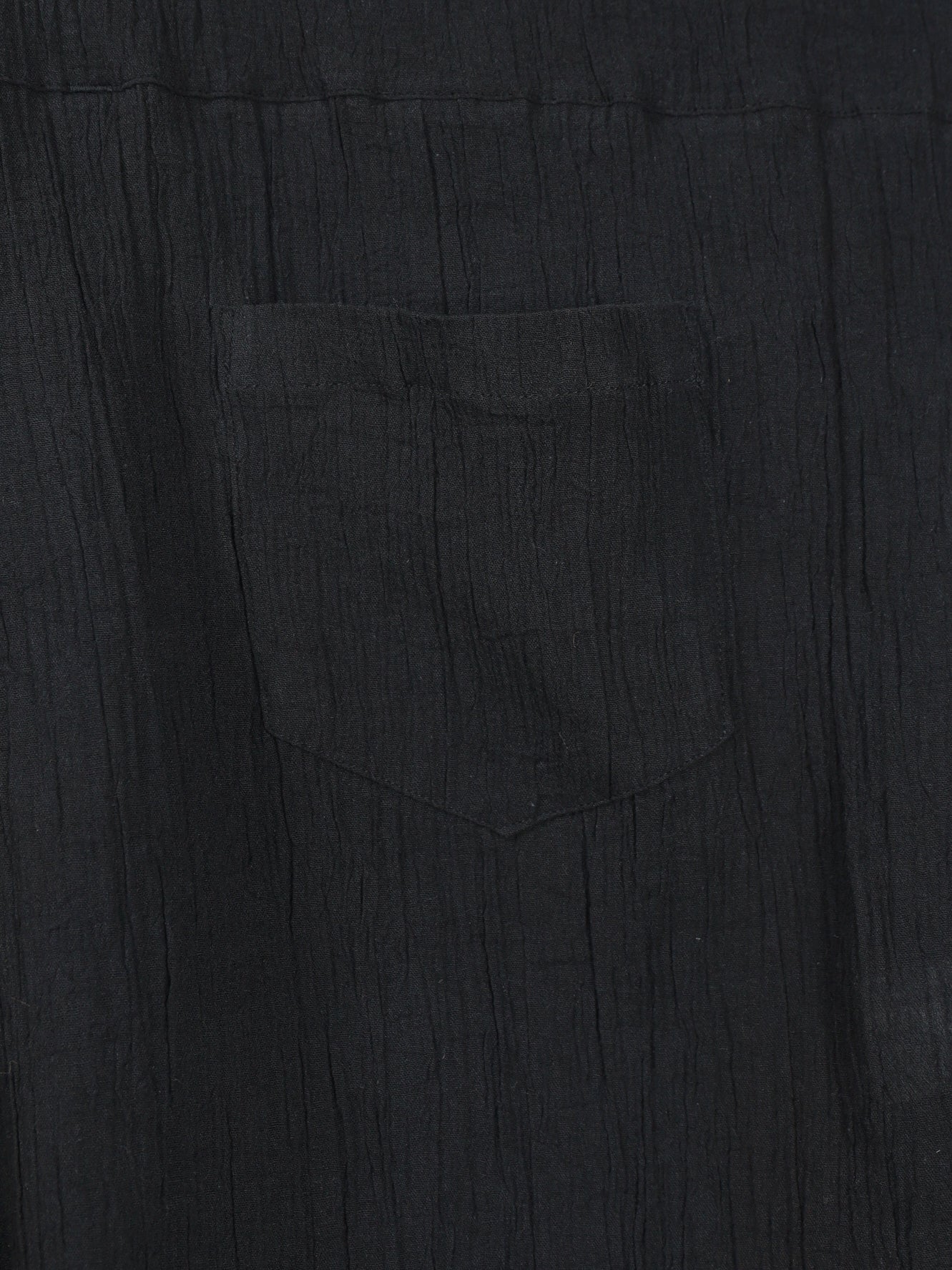 ANCELLM　CREPE HALF ZIP SHIRT