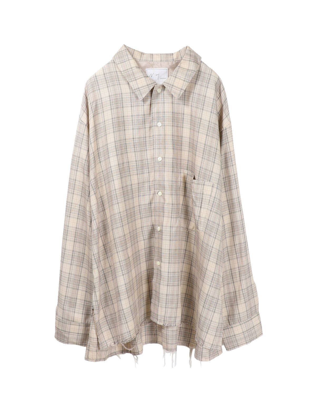 ANCELLM　AGING RAYON CHECK SHIRT