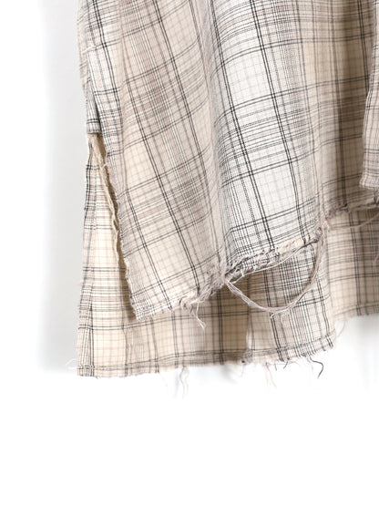 ANCELLM　AGING RAYON CHECK SHIRT